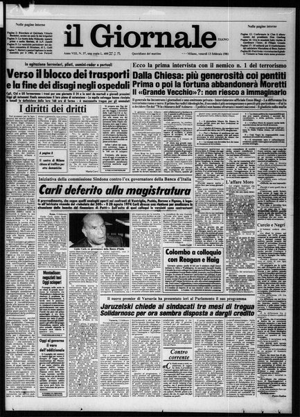 Il giornale nuovo : quotidiano del mattino